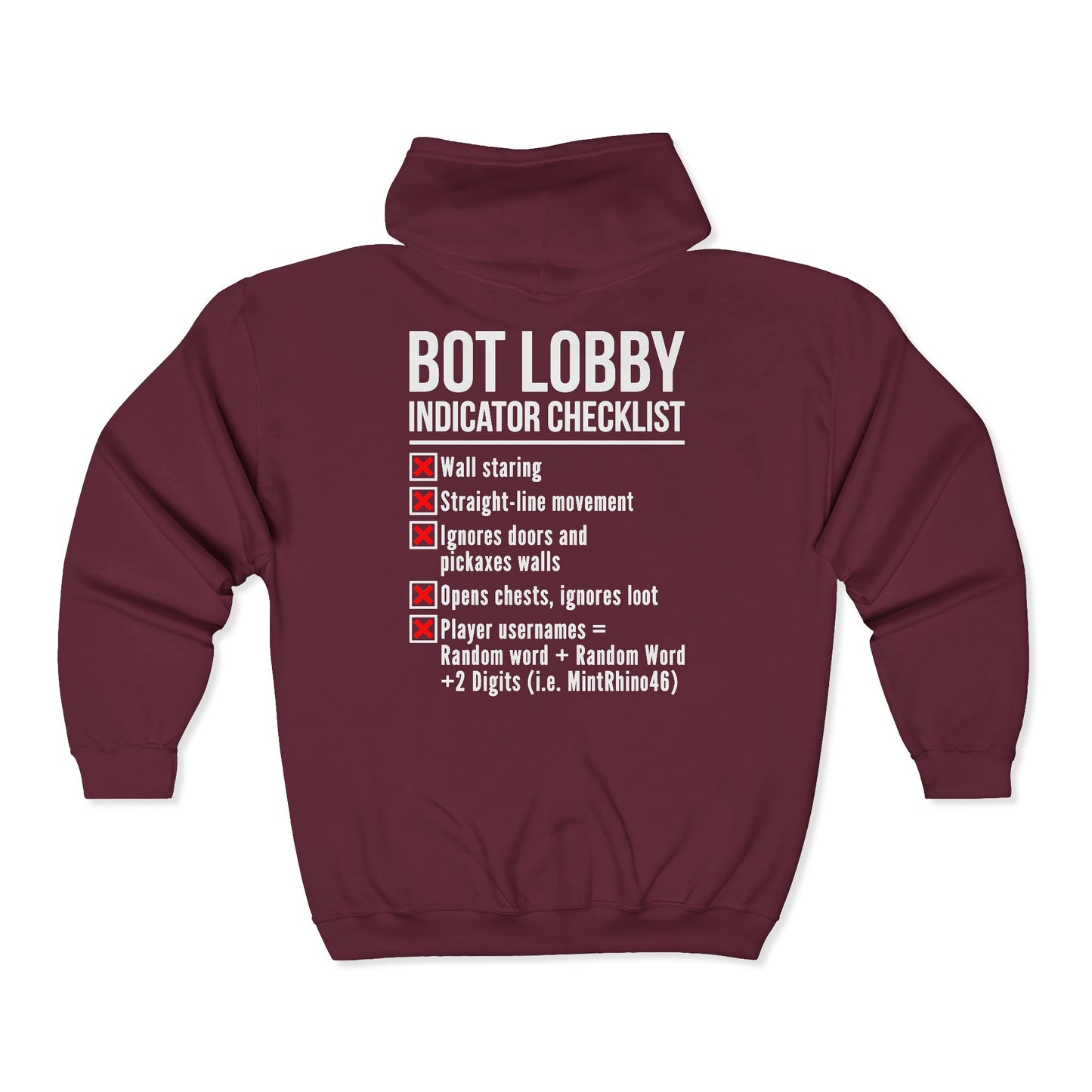 Bot Lobby Indicator Checklist