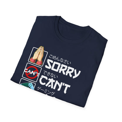 Sorry. Can't. Gaming. Bye. (Anime Version)