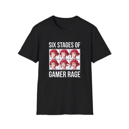 Six Stages of Gamer Rage (Female Version)
