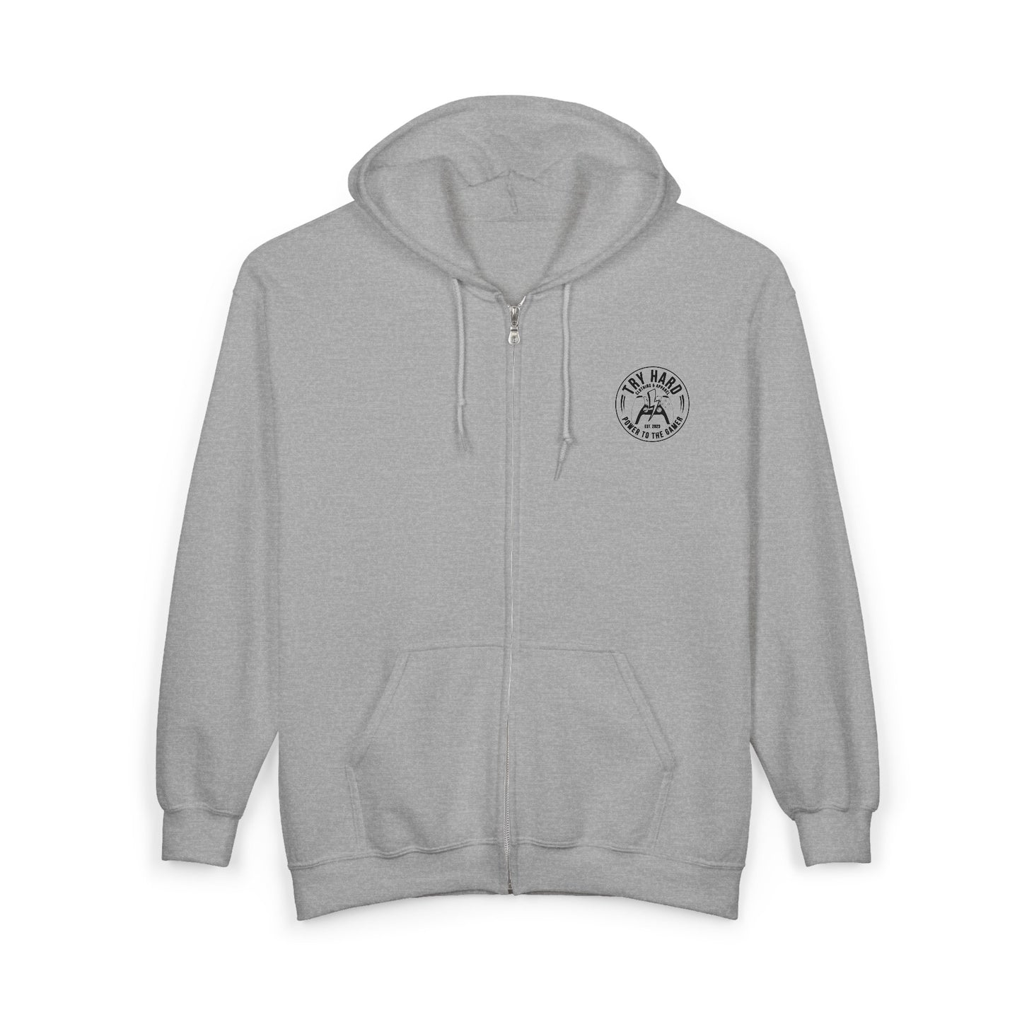 Try Hard Logo - Black & White