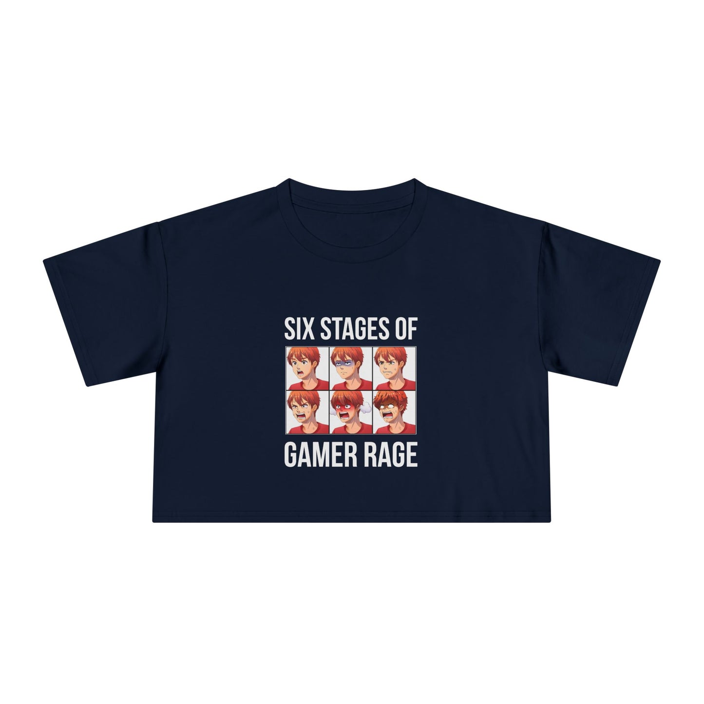 Six Stages of Gamer Rage (Male Version)