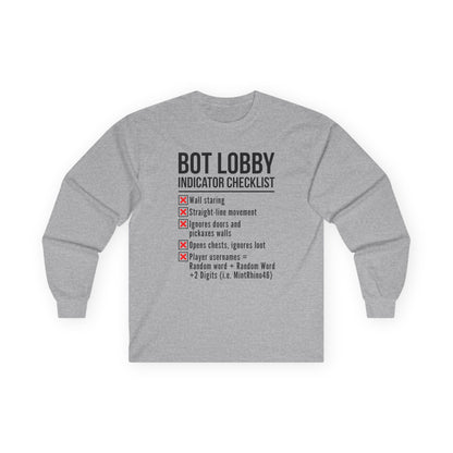 Bot Lobby Indicator Checklist