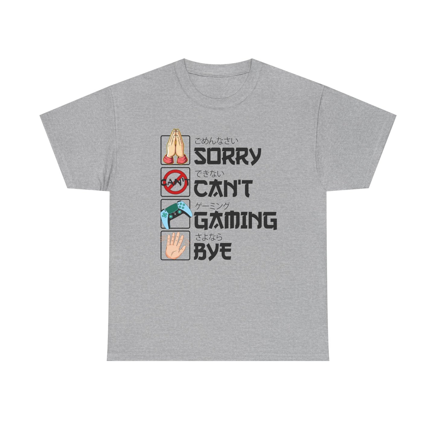 Sorry. Can't. Gaming. Bye. (Anime Version)