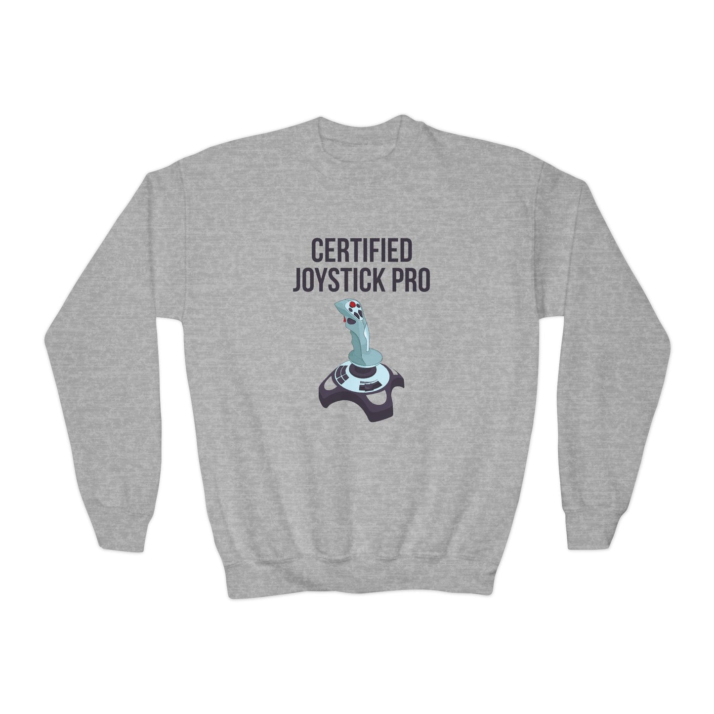 Certified Joystick Pro Youth Crewneck Sweatshirt
