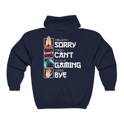 Sorry. Can't. Gaming. Bye. (Anime Version)