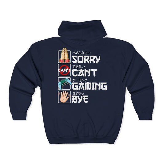 Sorry. Can't. Gaming. Bye. (Anime Version)