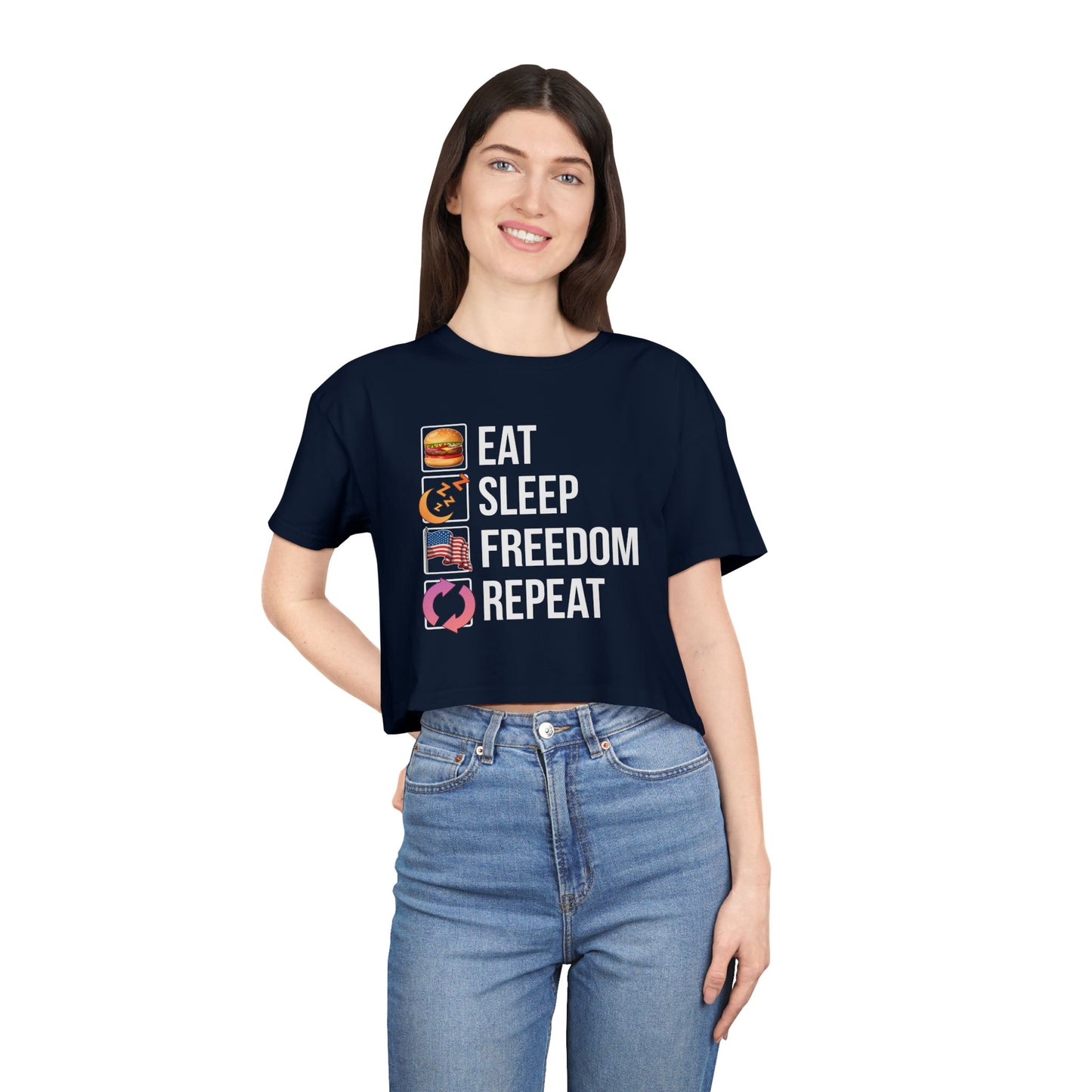 Eat. Sleep. Freedom. Repeat. Description