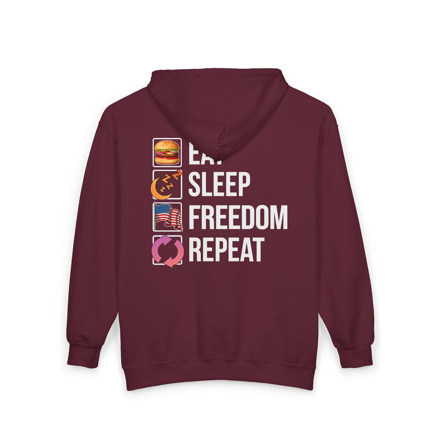 Eat. Sleep. Freedom. Repeat.