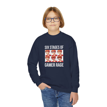 Six Stages of Gamer Rage (Male Version)