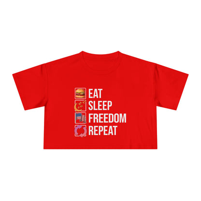 Eat. Sleep. Freedom. Repeat. Description