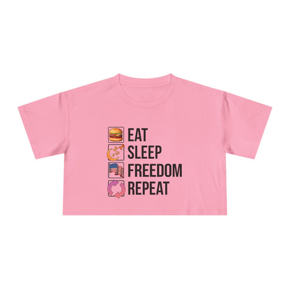 Eat. Sleep. Freedom. Repeat. Description