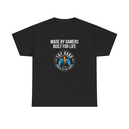Made By Gamers, Built For Life (Try Hard Logo - Color)