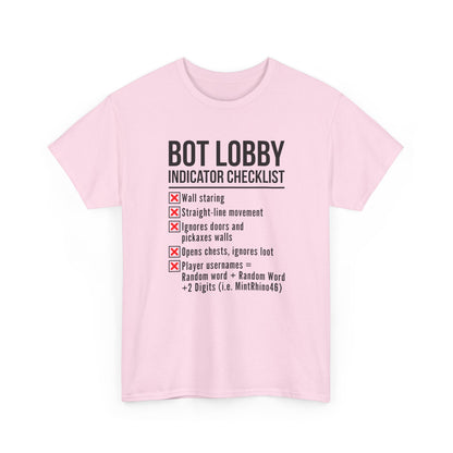 Bot Lobby Indicator Checklist