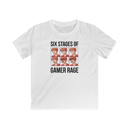 Six Stages of Gamer Rage (Male Version)