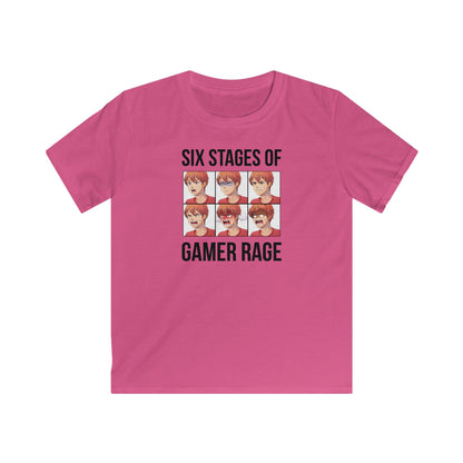 Six Stages of Gamer Rage (Male Version)