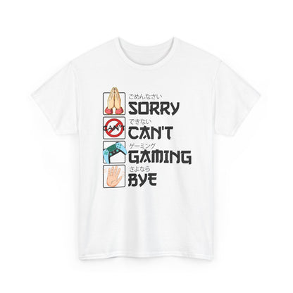 Sorry. Can't. Gaming. Bye. (Anime Version)