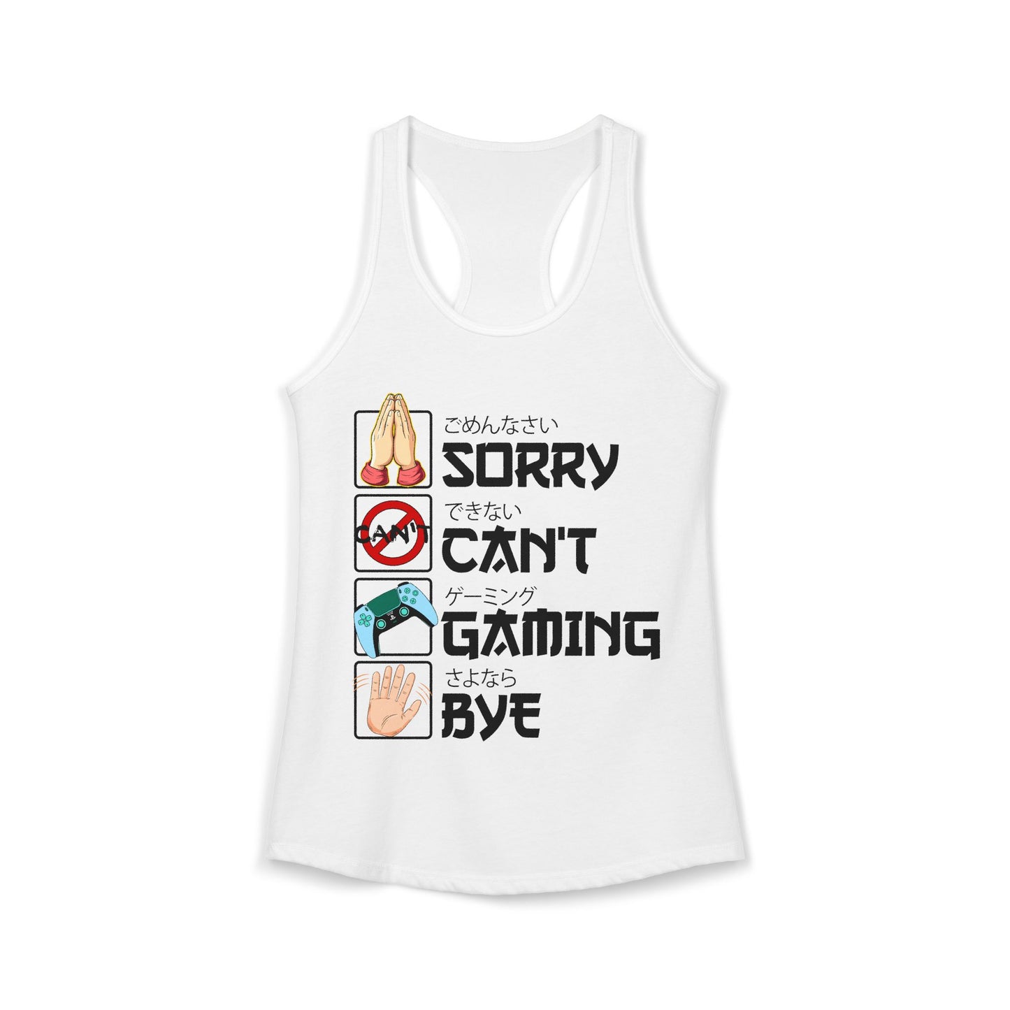 Sorry. Can't. Gaming. Bye. (Anime Version)