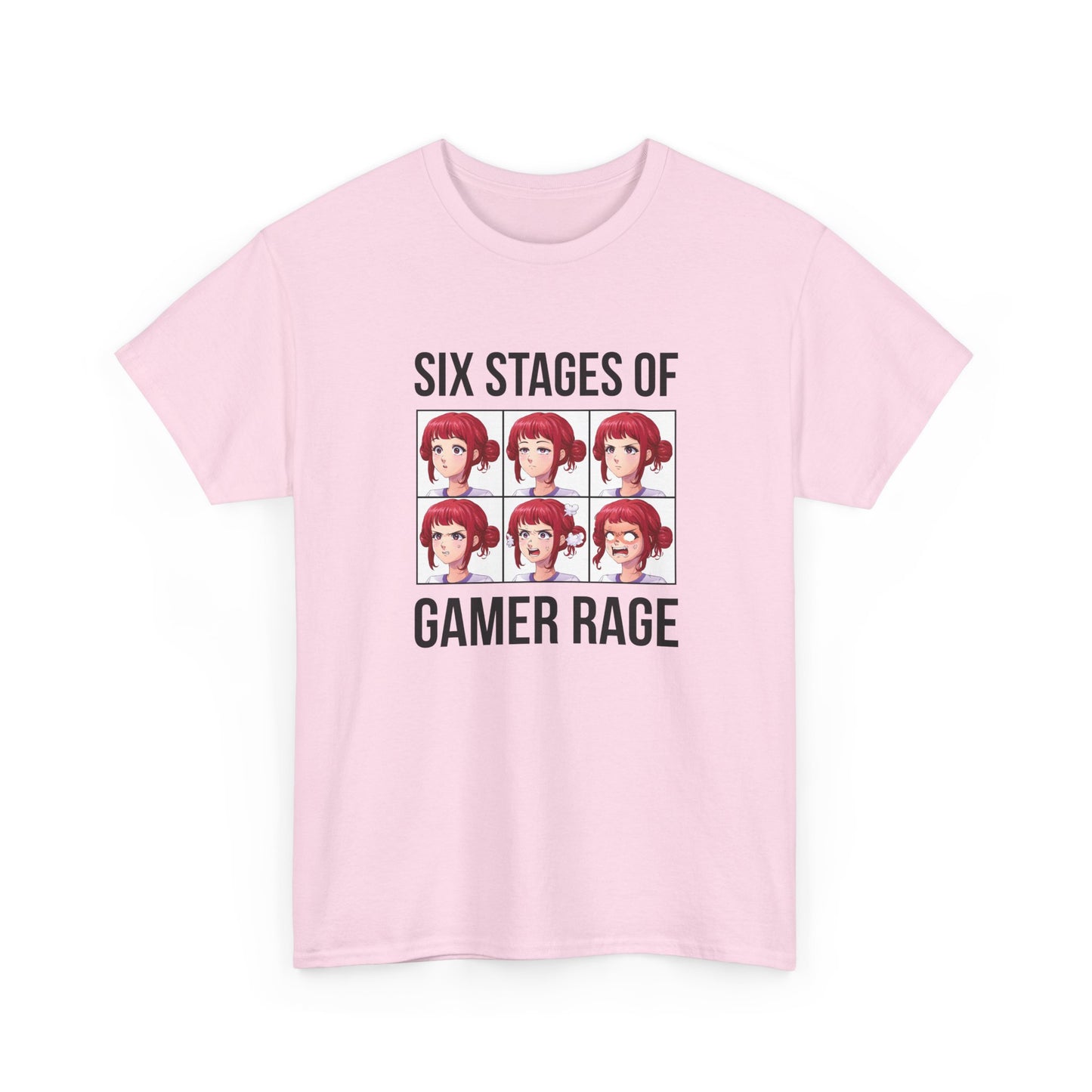 Six Stages of Gamer Rage (Female Version)