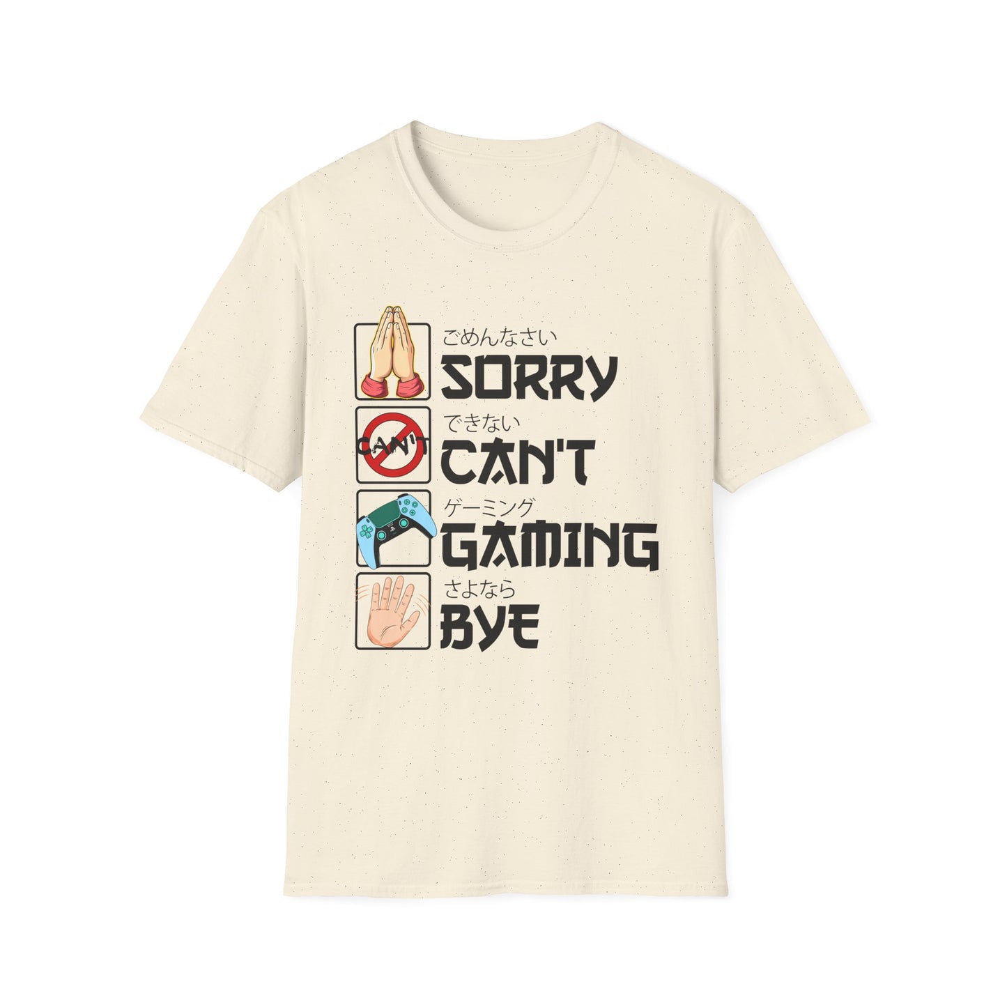 Sorry. Can't. Gaming. Bye. (Anime Version)