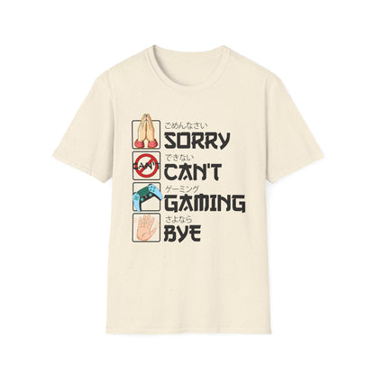 Sorry. Can't. Gaming. Bye. (Anime Version)
