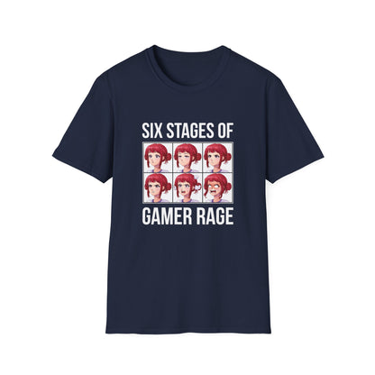 Six Stages of Gamer Rage (Female Version)