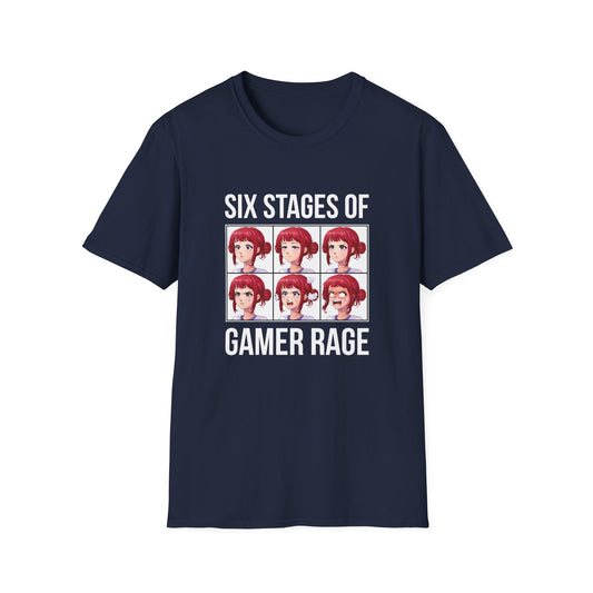Six Stages of Gamer Rage (Female Version)