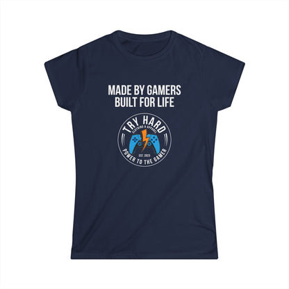 Made By Gamers, Built For Life (Try Hard Logo - Color)