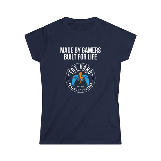 Made By Gamers, Built For Life (Try Hard Logo - Color)