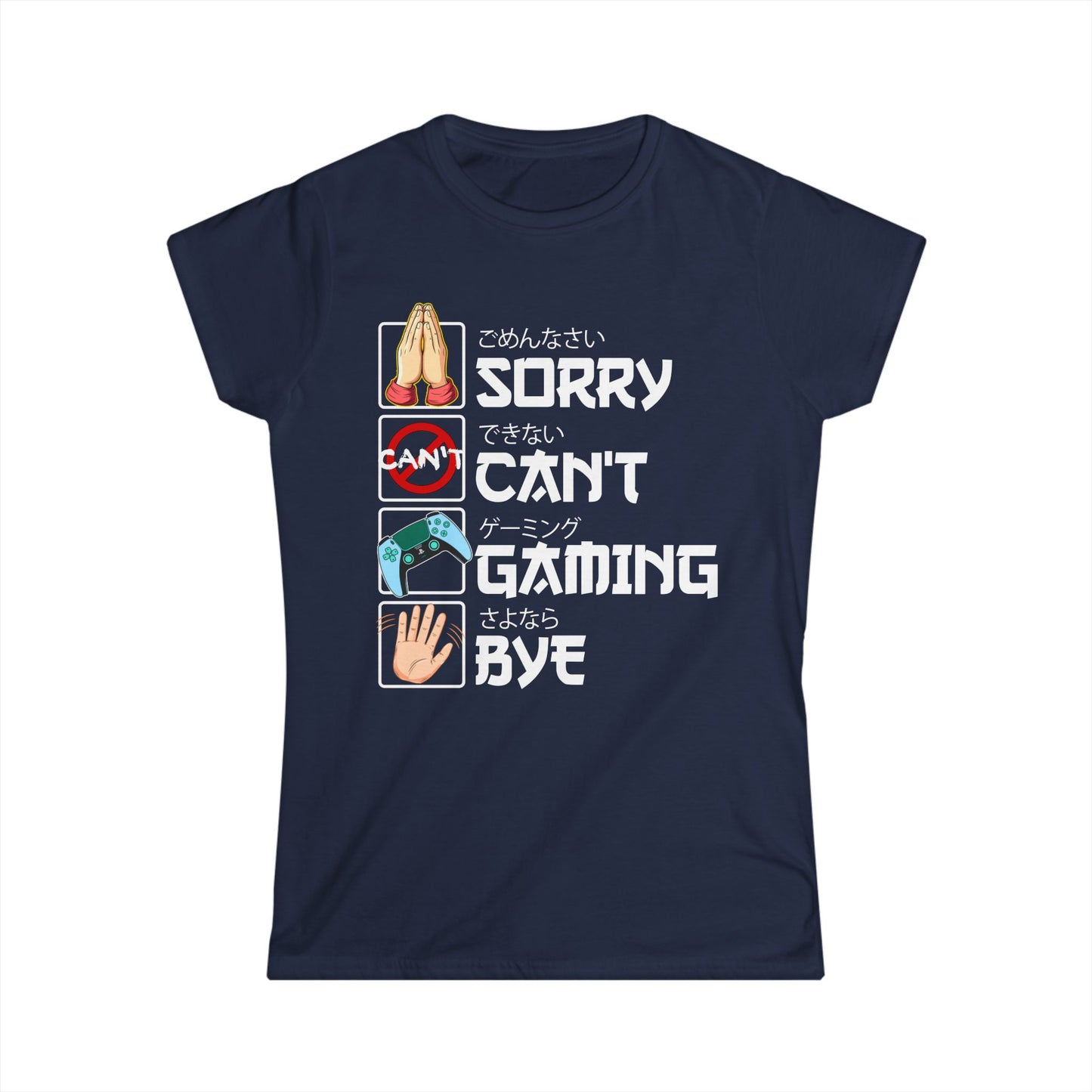 Sorry. Can't. Gaming. Bye. (Anime Version)
