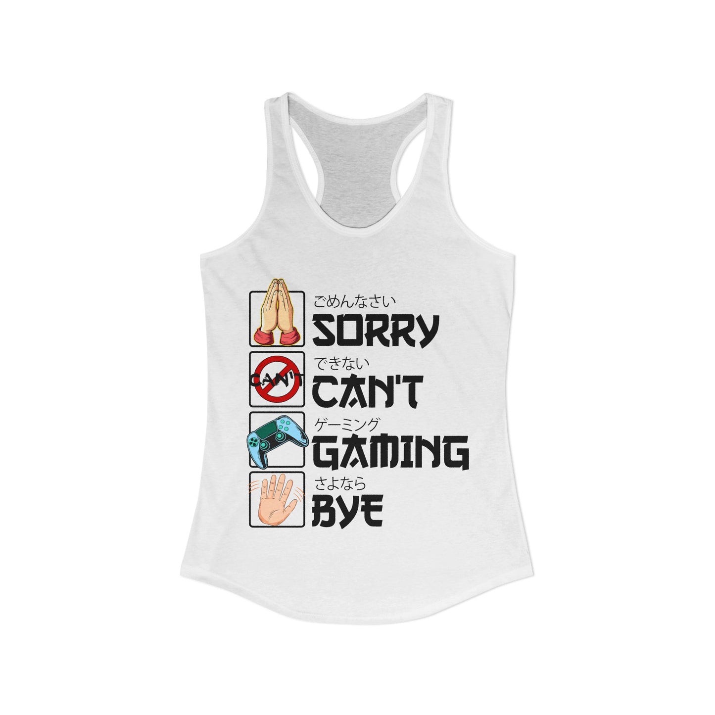 Sorry. Can't. Gaming. Bye. (Anime Version)