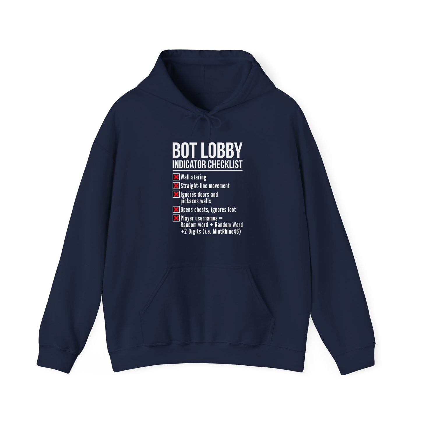 Bot Lobby Indicator Checklist