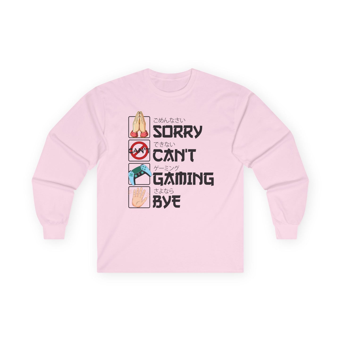 Sorry. Can't. Gaming. Bye. (Anime Version)