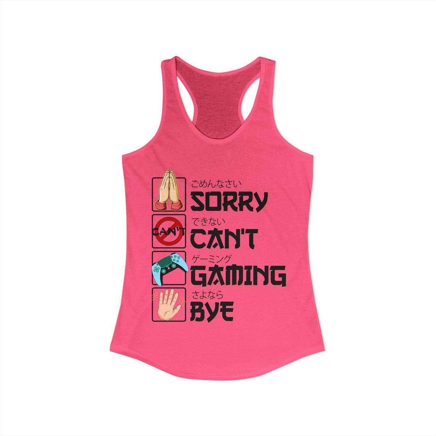 Sorry. Can't. Gaming. Bye. (Anime Version)