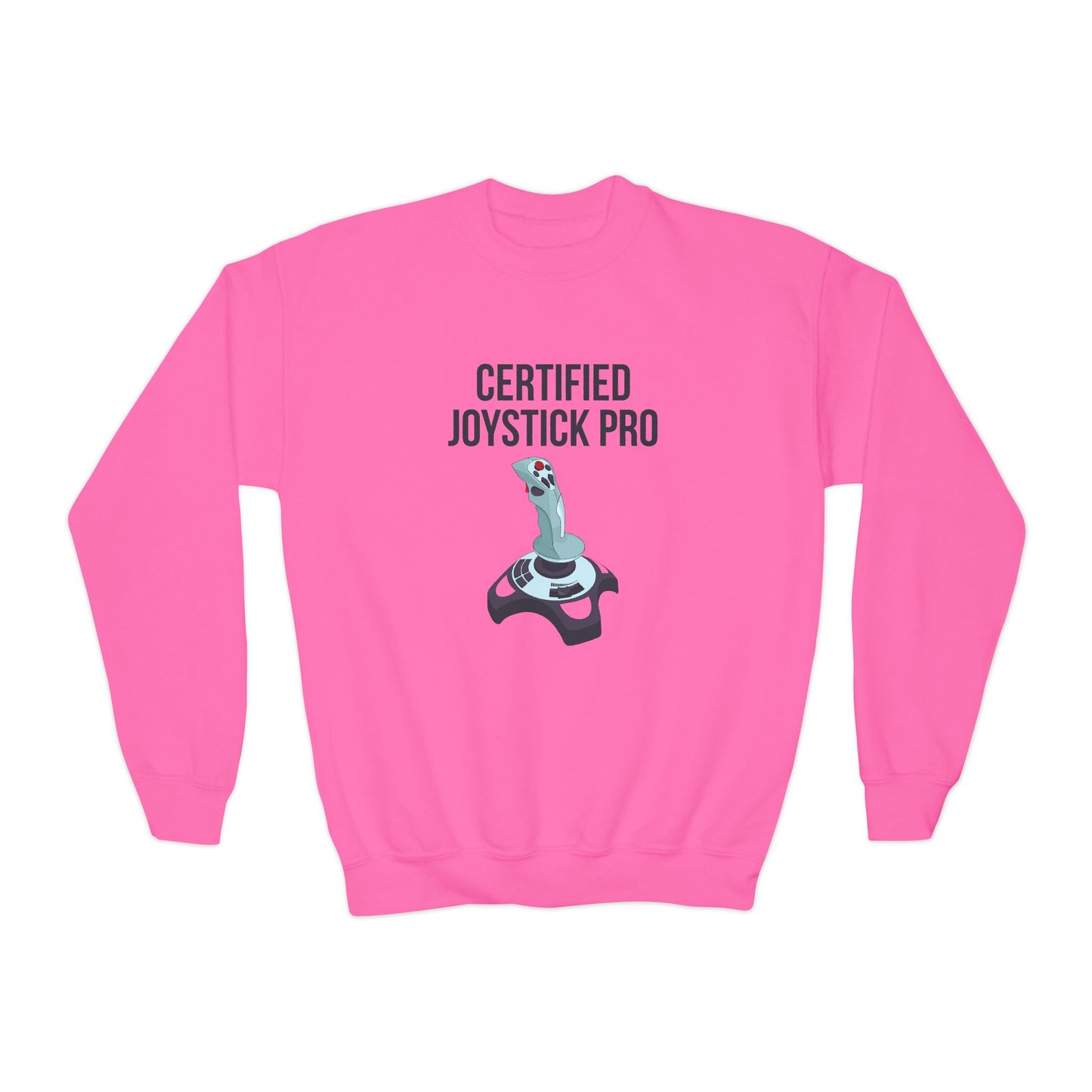 Certified Joystick Pro Youth Crewneck Sweatshirt