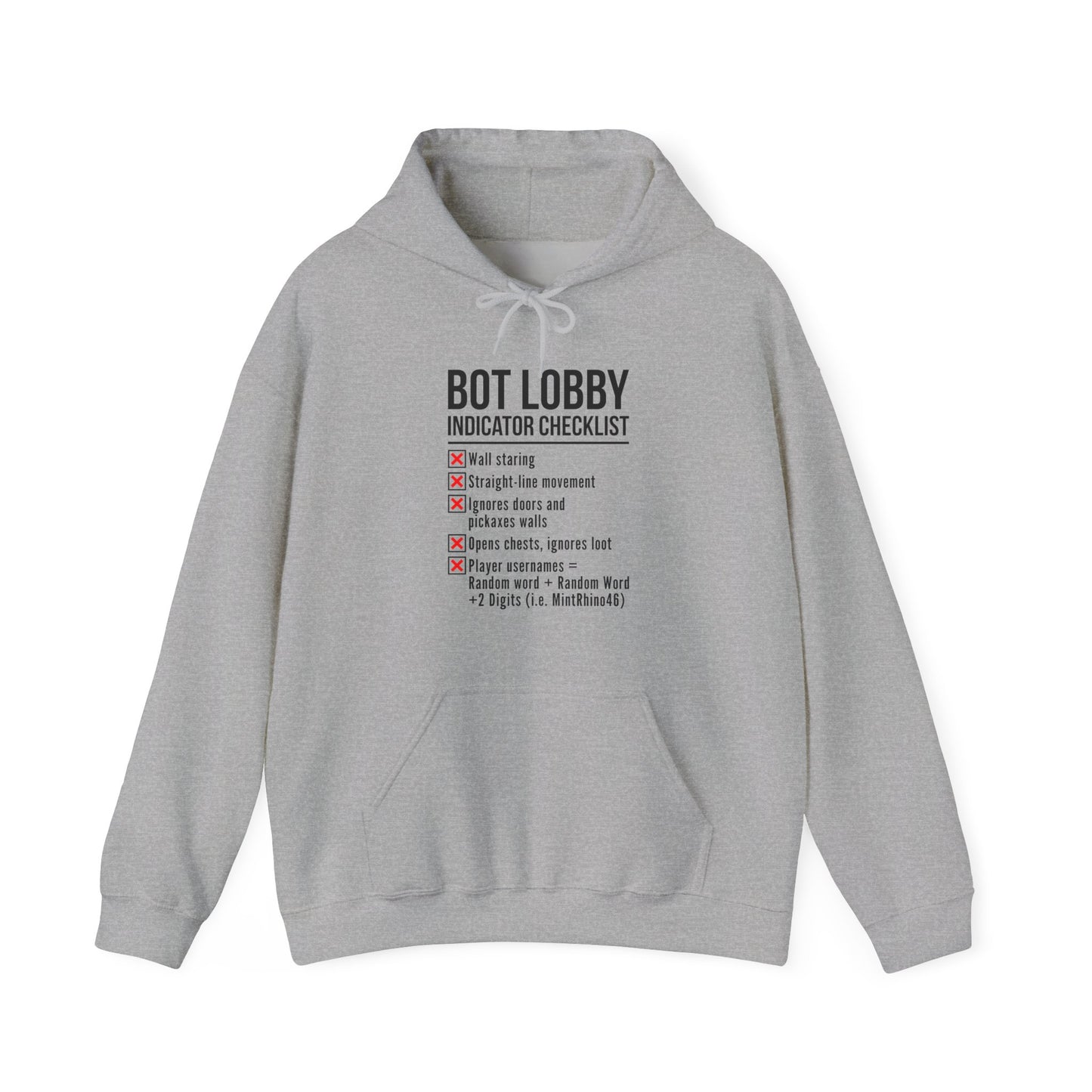 Bot Lobby Indicator Checklist