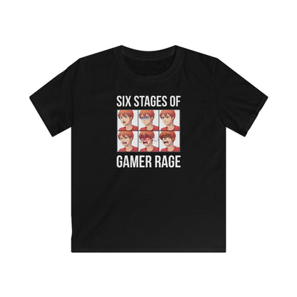 Six Stages of Gamer Rage (Male Version)