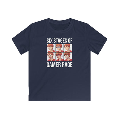 Six Stages of Gamer Rage (Male Version)