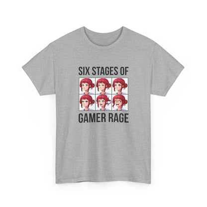 Six Stages of Gamer Rage (Female Version)