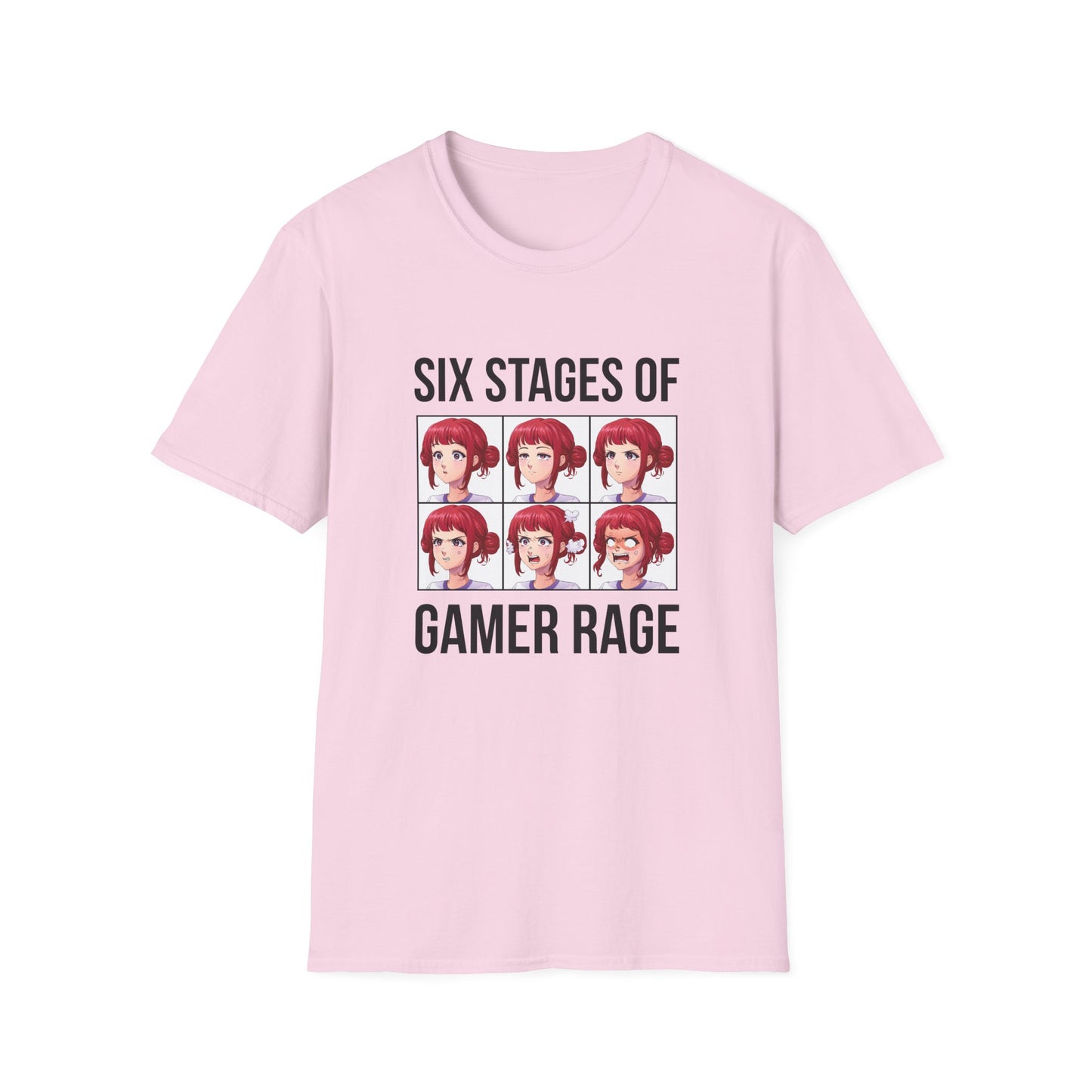 Six Stages of Gamer Rage (Female Version)