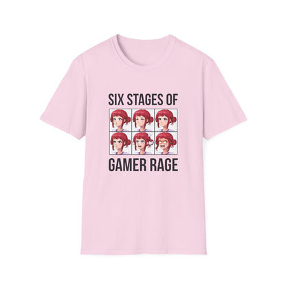 Six Stages of Gamer Rage (Female Version)