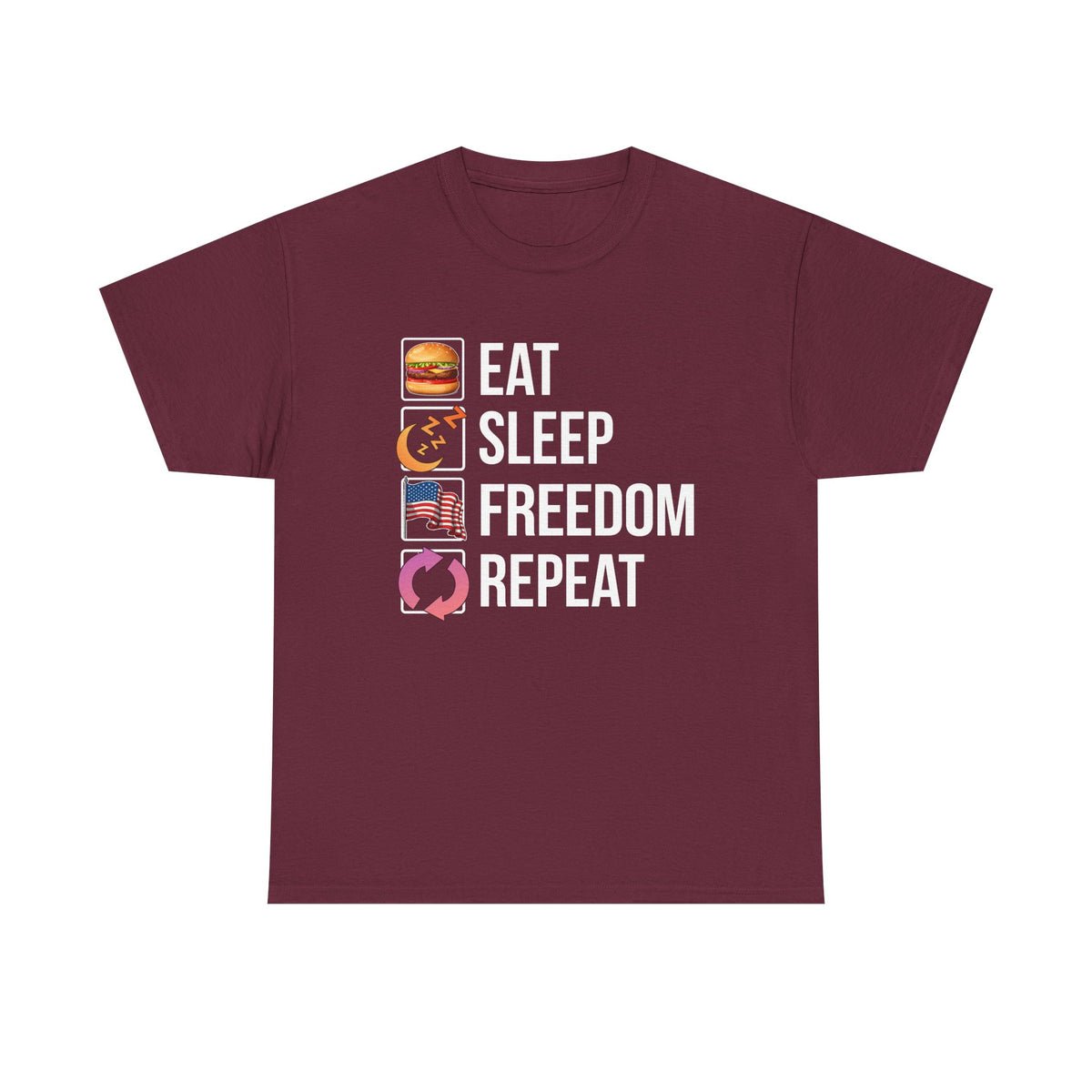 Eat. Sleep. Freedom. Repeat.