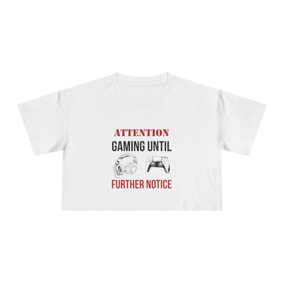 Attention: Gaming Until Further Notice
