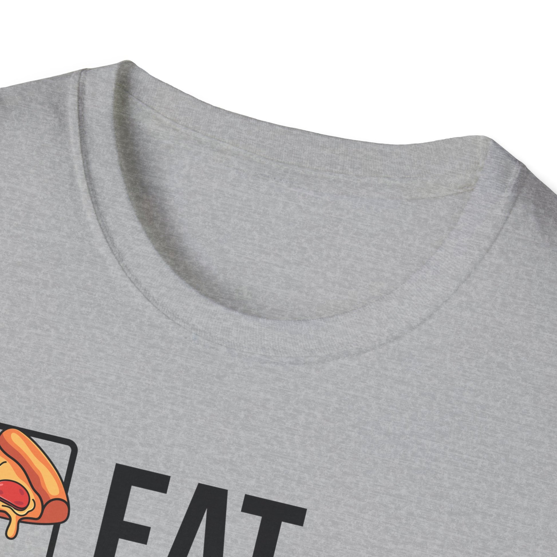 Eat Sleep Game Repeat soft-style cotton t-shirt in Black - funny gift for gamers