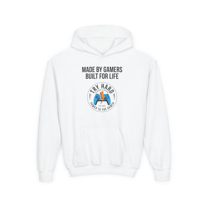 Made By Gamers, Built For Life (Try Hard Logo - Color)