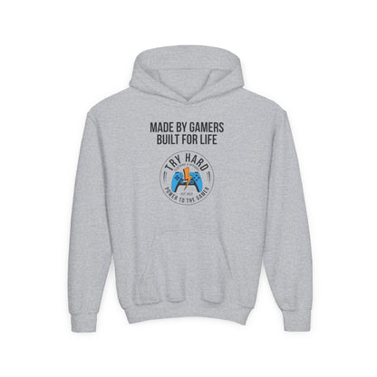 Made By Gamers, Built For Life (Try Hard Logo - Color)