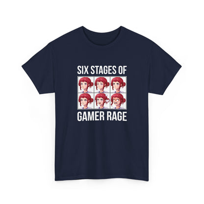 Six Stages of Gamer Rage (Female Version)