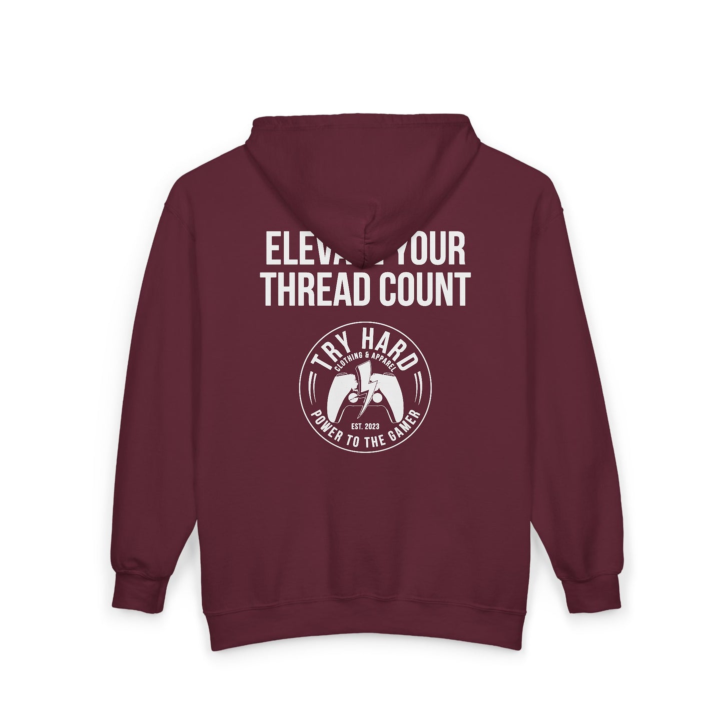 Elevate Your Thread Count (Try Hard Logo)