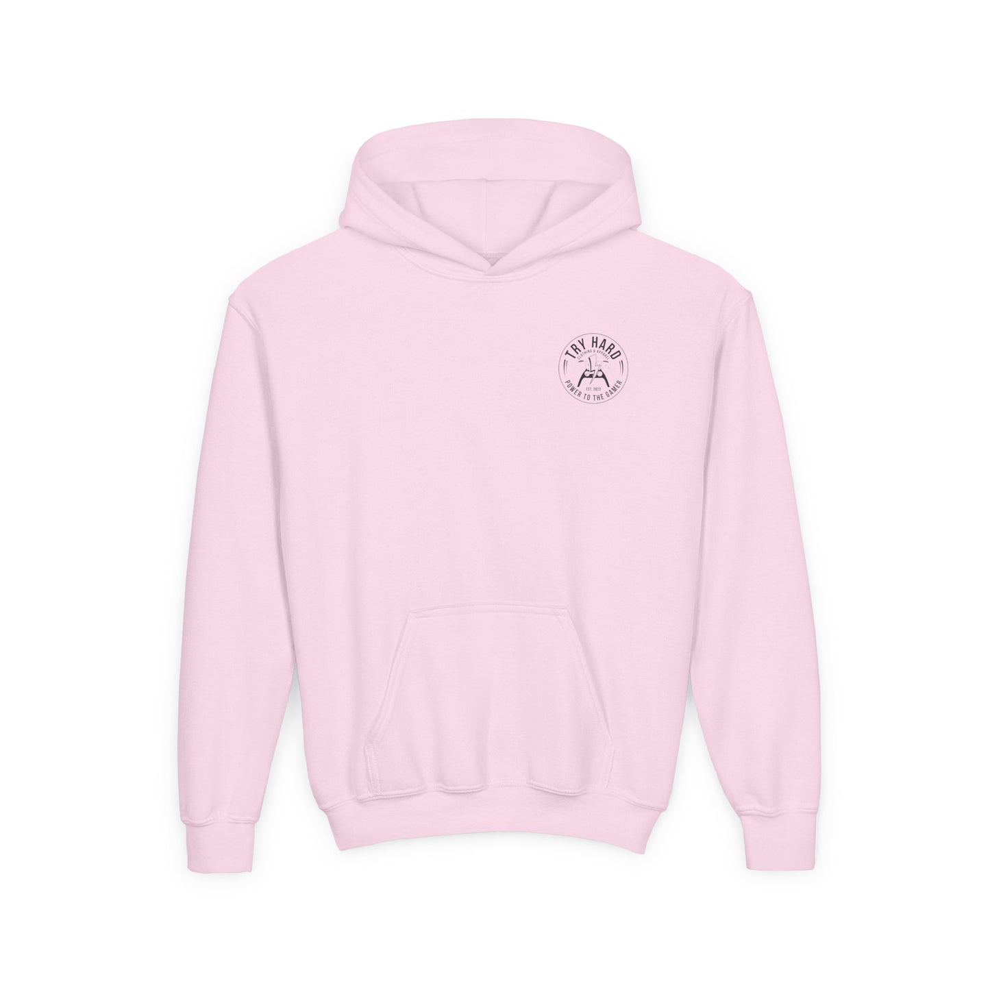Try Hard Logo - Black & White