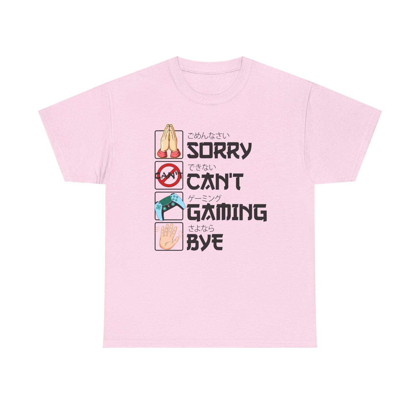Sorry. Can't. Gaming. Bye. (Anime Version)