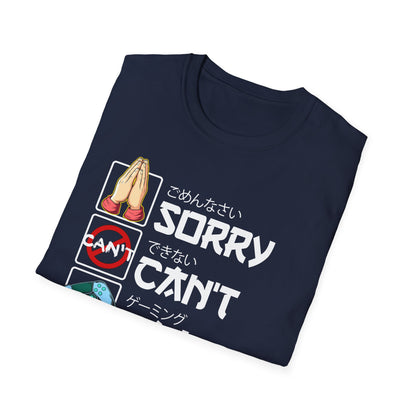 Sorry. Can't. Gaming. Bye. (Anime Version)